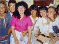 Left to right: Gayle, Randy, Laurie, Susan, Pamela, Valene. 1979
