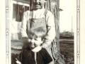 Basil and Lorriane. In yard of Arthur and Teresa on Meridian Street in Blackfoot, ID