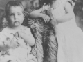 Left to right: Benjamin Holley (about age 3), Teresa Holley (about age 7 about 1893)
