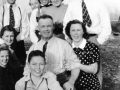 Left to right back row: Bish (Elmer), Teresa, Holley, Eva, Reed. Middle row: Wanda, Lorraine, Arthur, Marie, Rondo